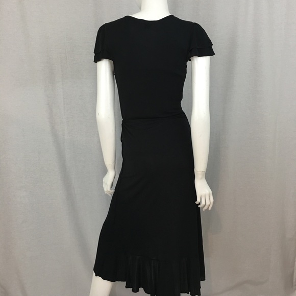 Size Medium Banana Republic Cap Sleeve Wrap Dress - Picture 7 of 8